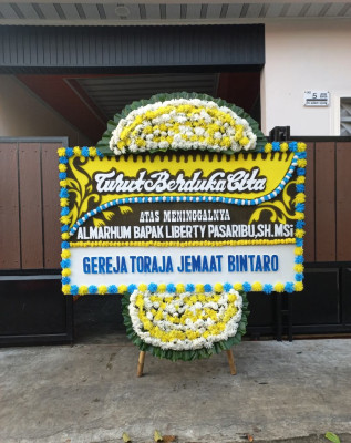 Papan Bunga Duka di Wonogiri