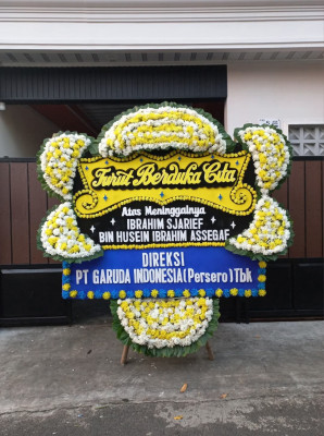 Papan Bunga Duka di Wonogiri