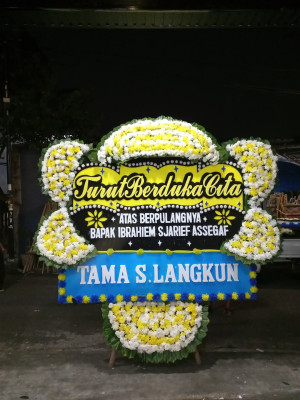Papan Bunga Duka di Wonogiri
