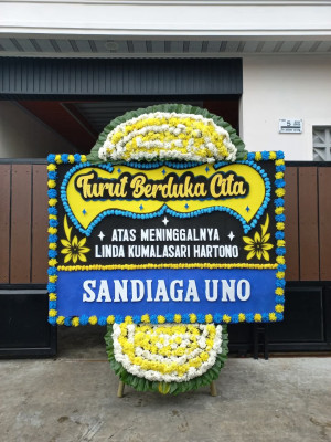 Papan Bunga Duka di Wonogiri